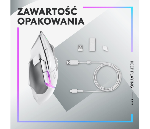 LOGITECH G502 X PLUS Biała - 1066486 - zdjęcie 15